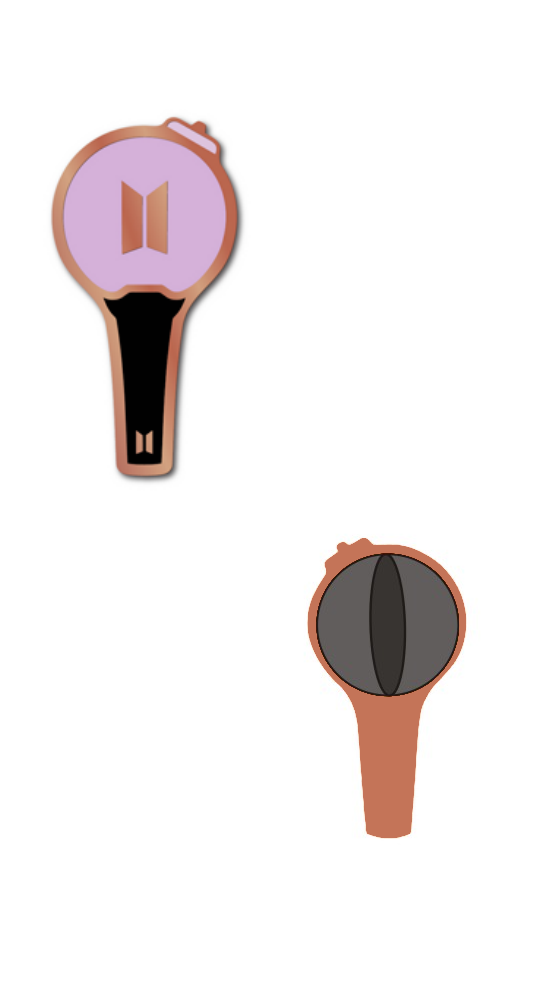 BTS Lightstick Pin (Small)