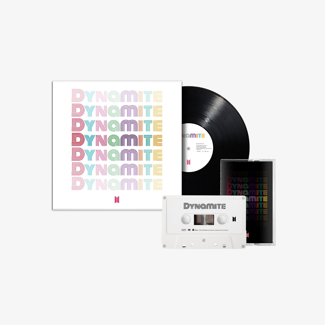BTS Dynamite Limited Edition Vinyl and Cassette Set