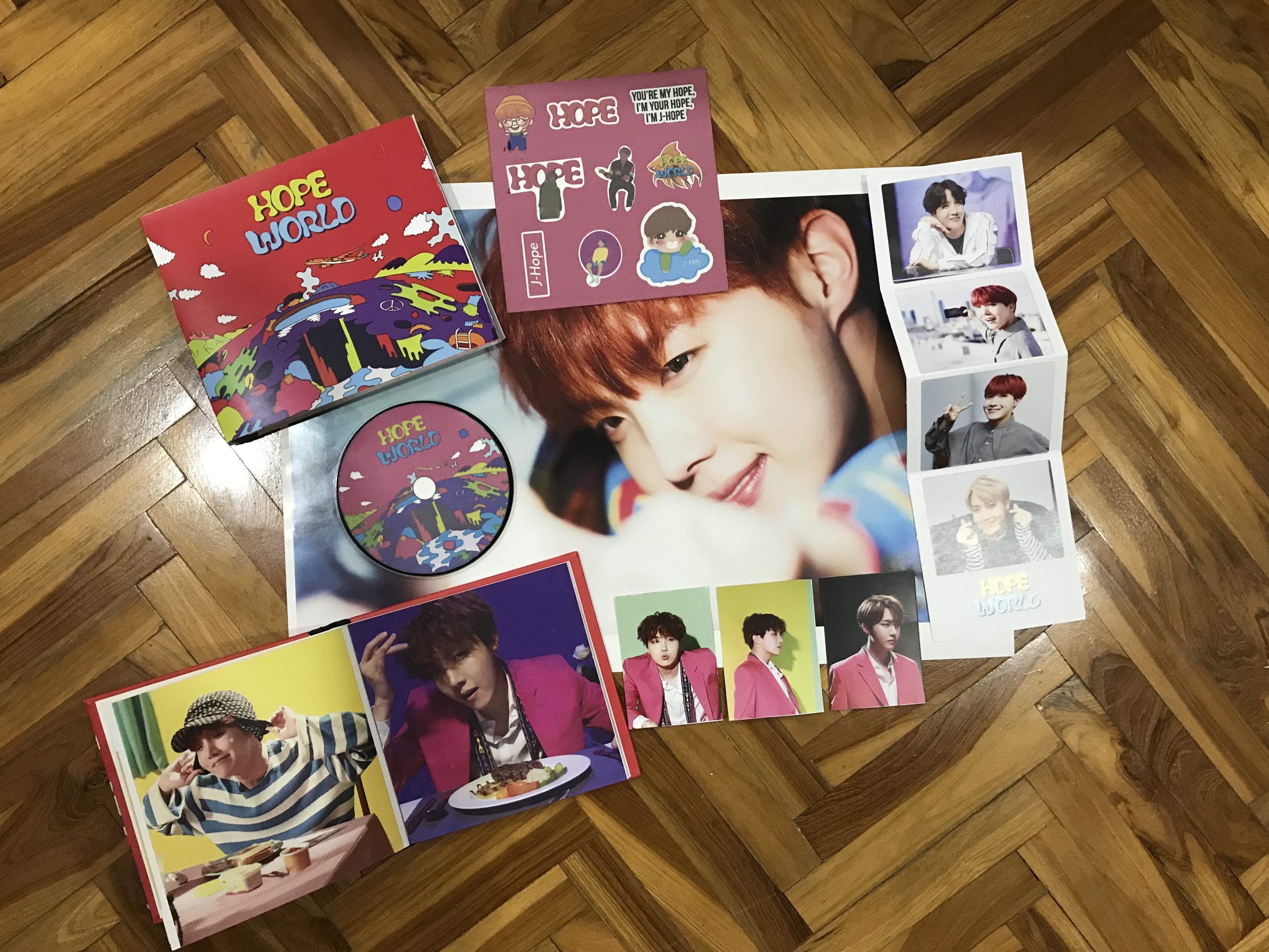 BTS - J-Hope Hope World Unofficial Fan made album + Poster