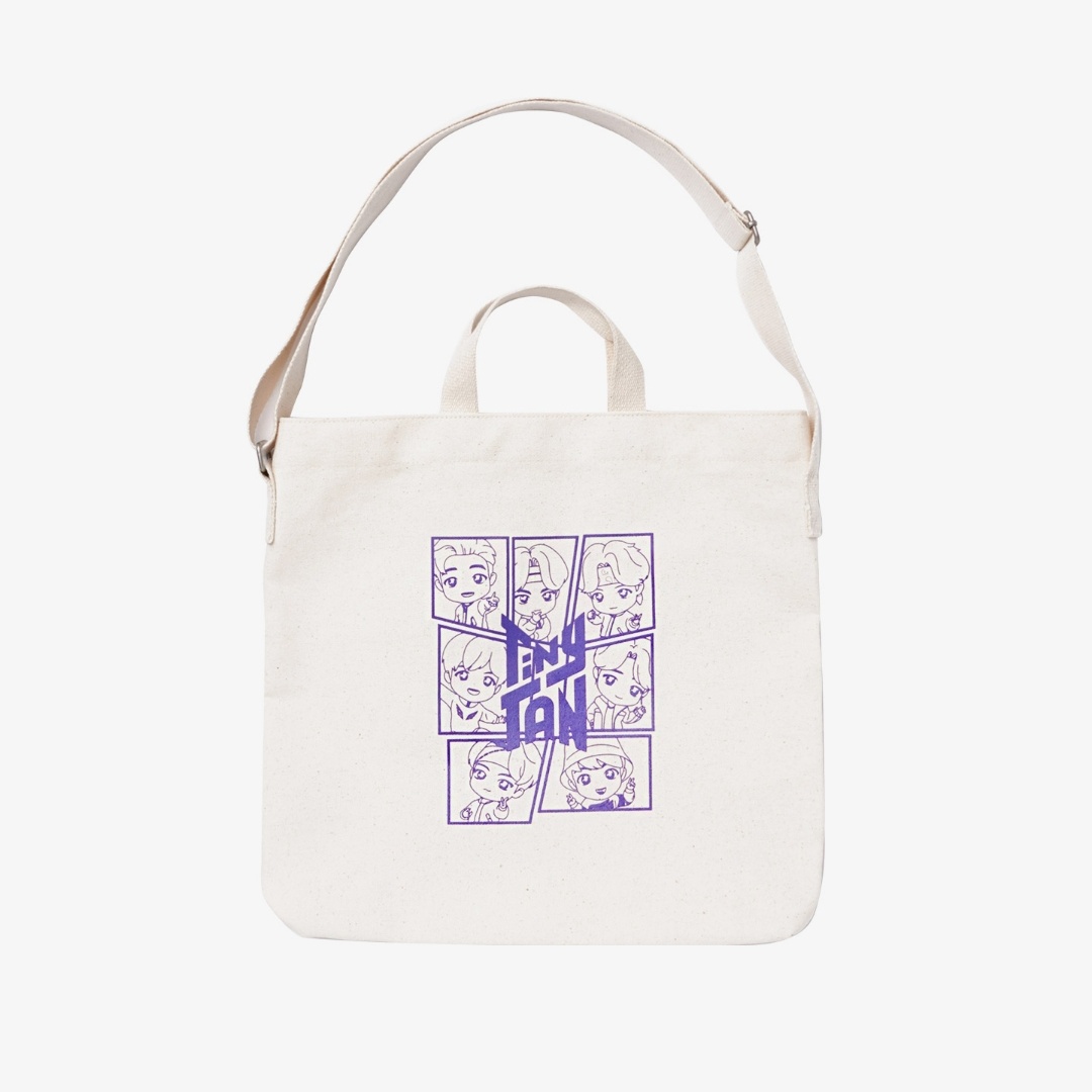 Tiny Tan Tote Bag
