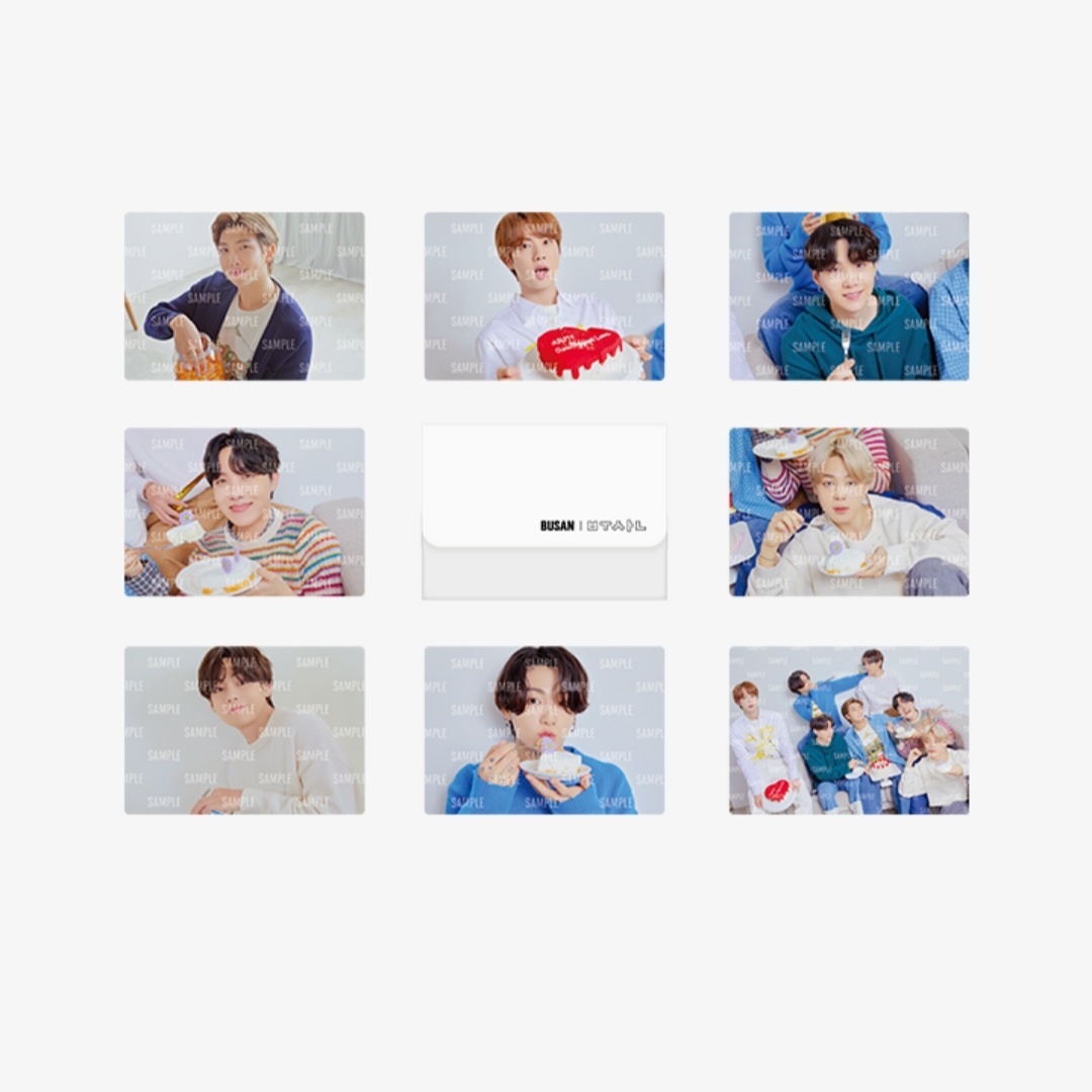 BTS Busan mini photocard