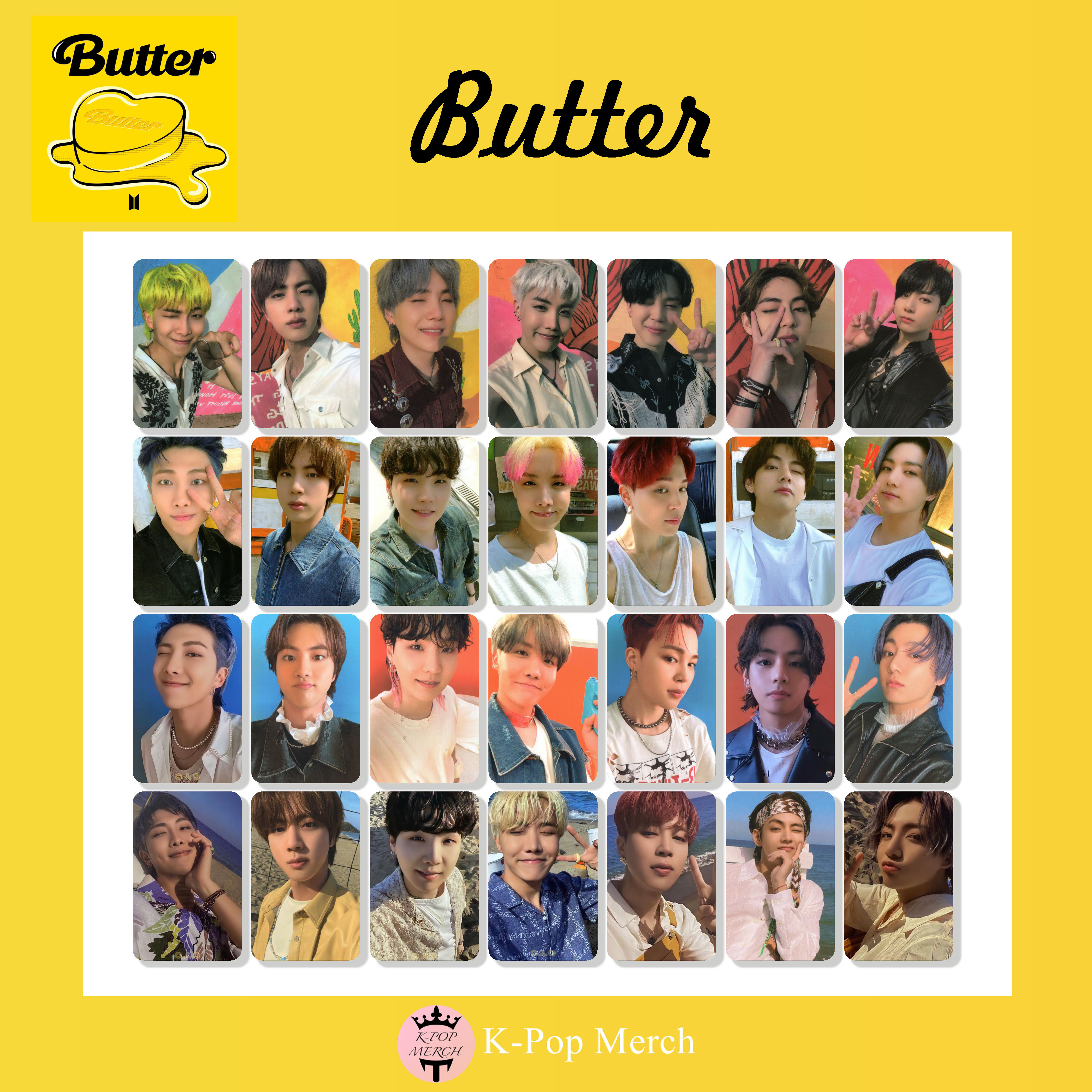 BTS Butter Photocard Set