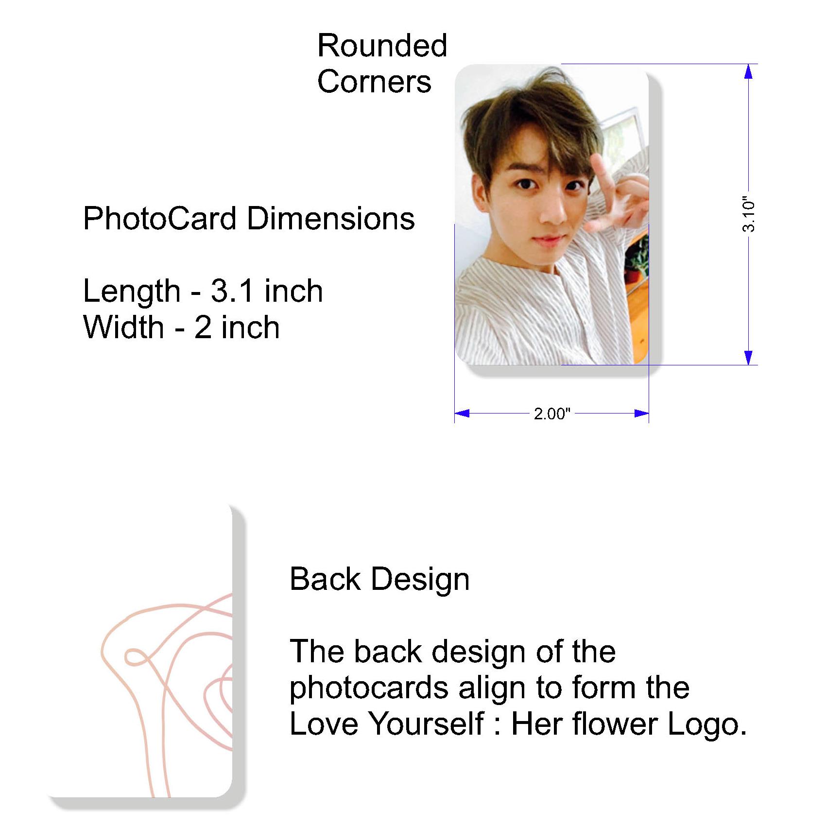 BTS Love Yourself Her photocard set