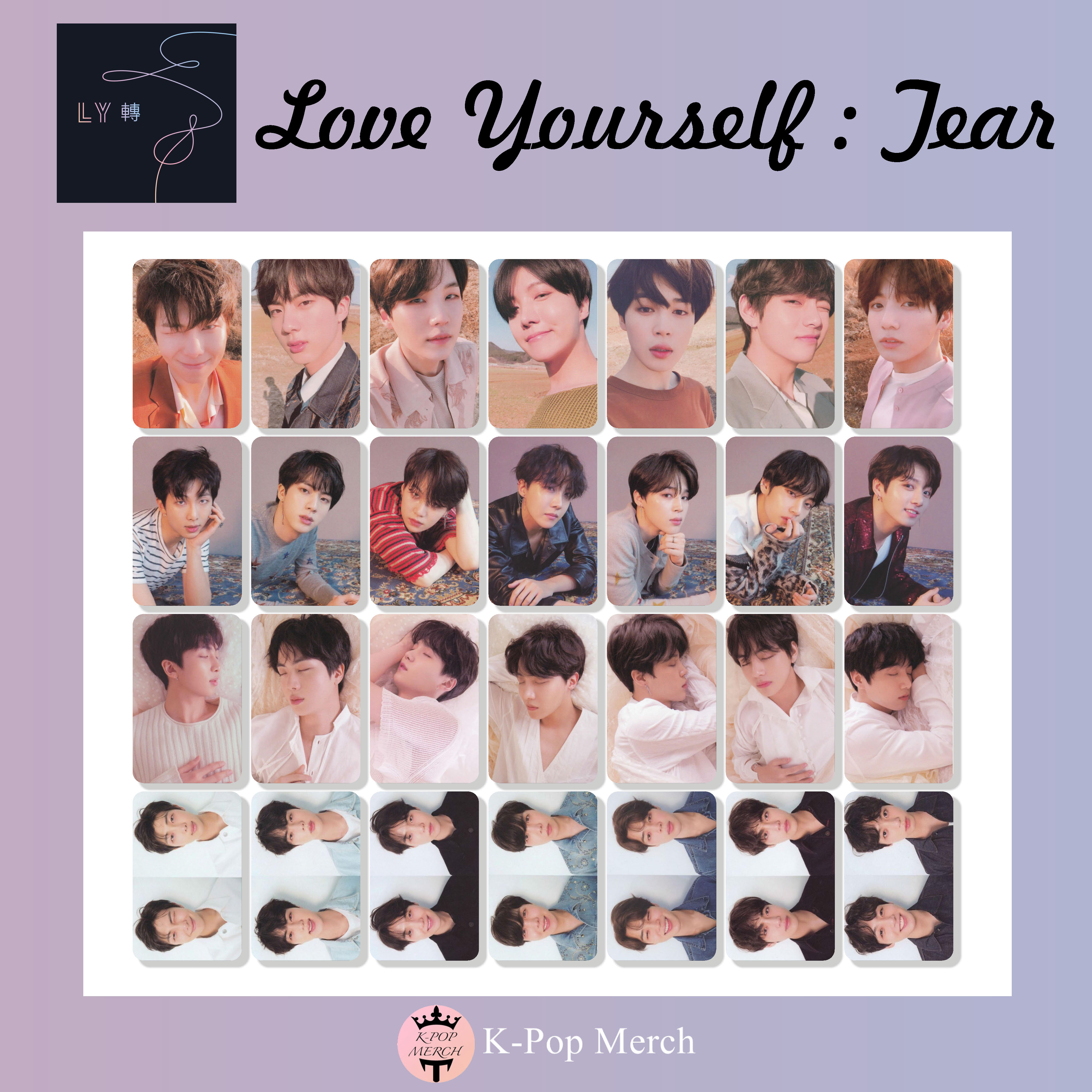 BTS Love Yourself Tear Photocard Set
