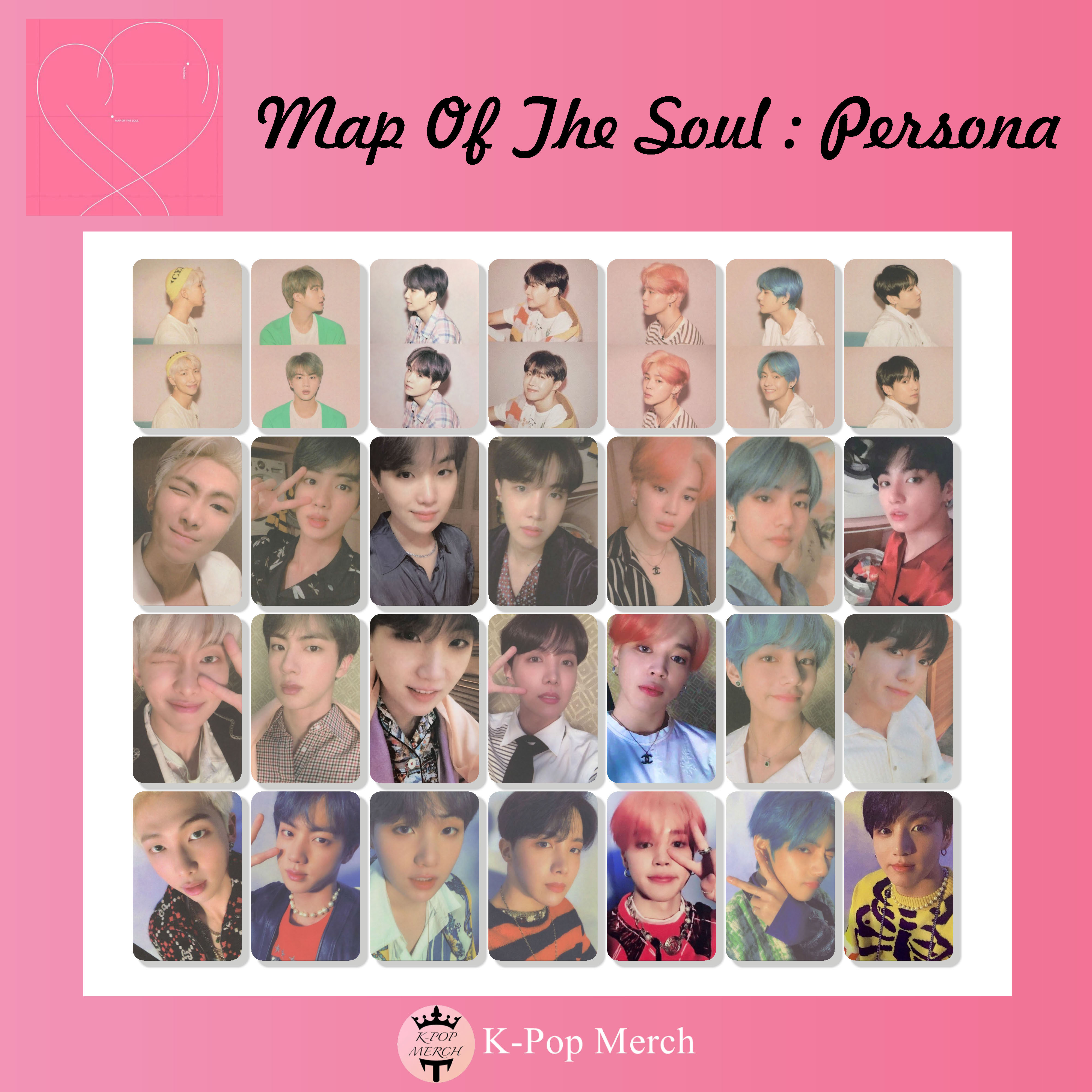 BTS Map of the Soul : Persona Photocard Set